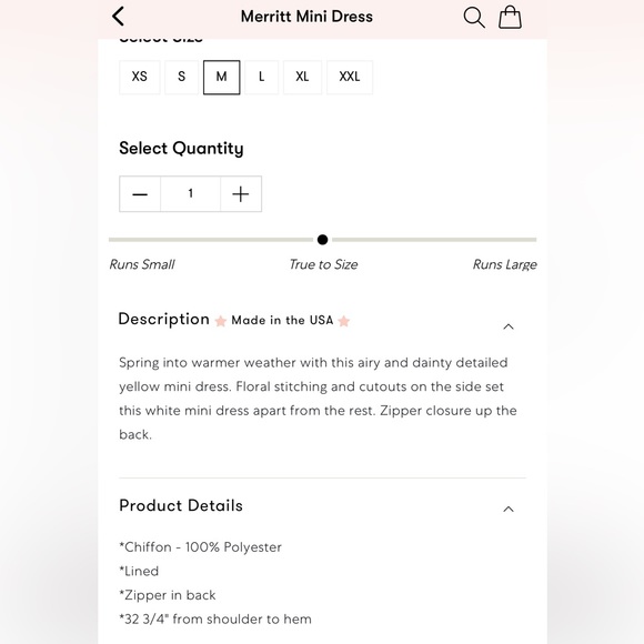 Merritt dress yellow medium Show me your mumu - Picture 5 of 5